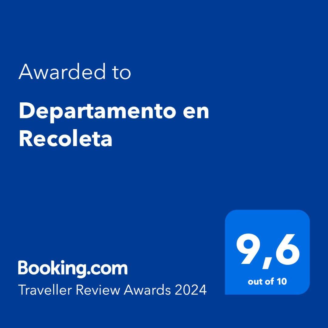 Apartamento Departamento En Recoleta Ciudad Autónoma de Ciudad Autónoma de Buenos Aires Exterior foto